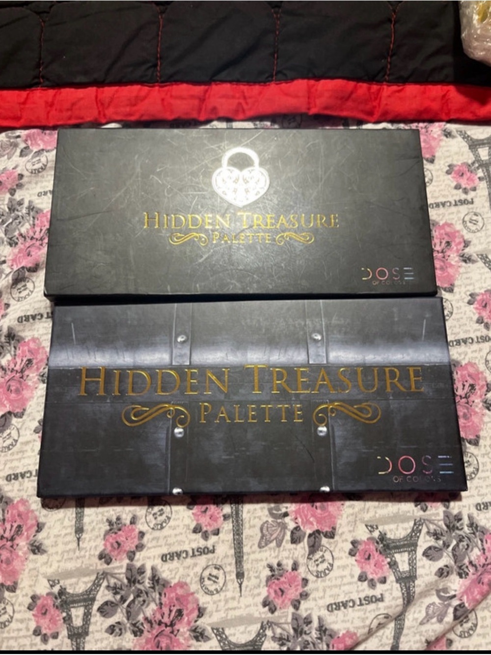 Dose of Colors Hidden Treasure Palette - Black and Gold Accents